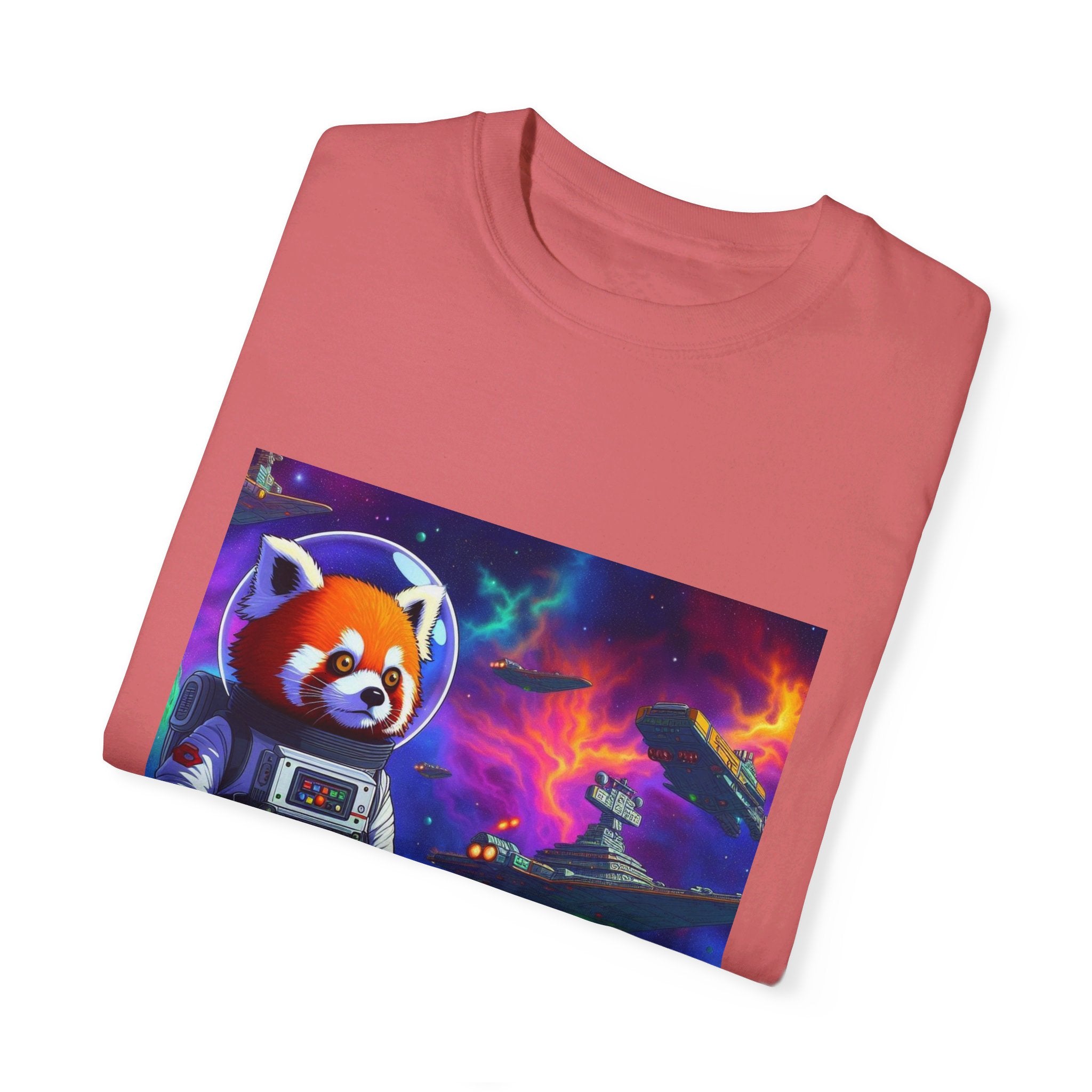 Red Panda Collection Spaceport Unisex Garment-Dyed T-shirt