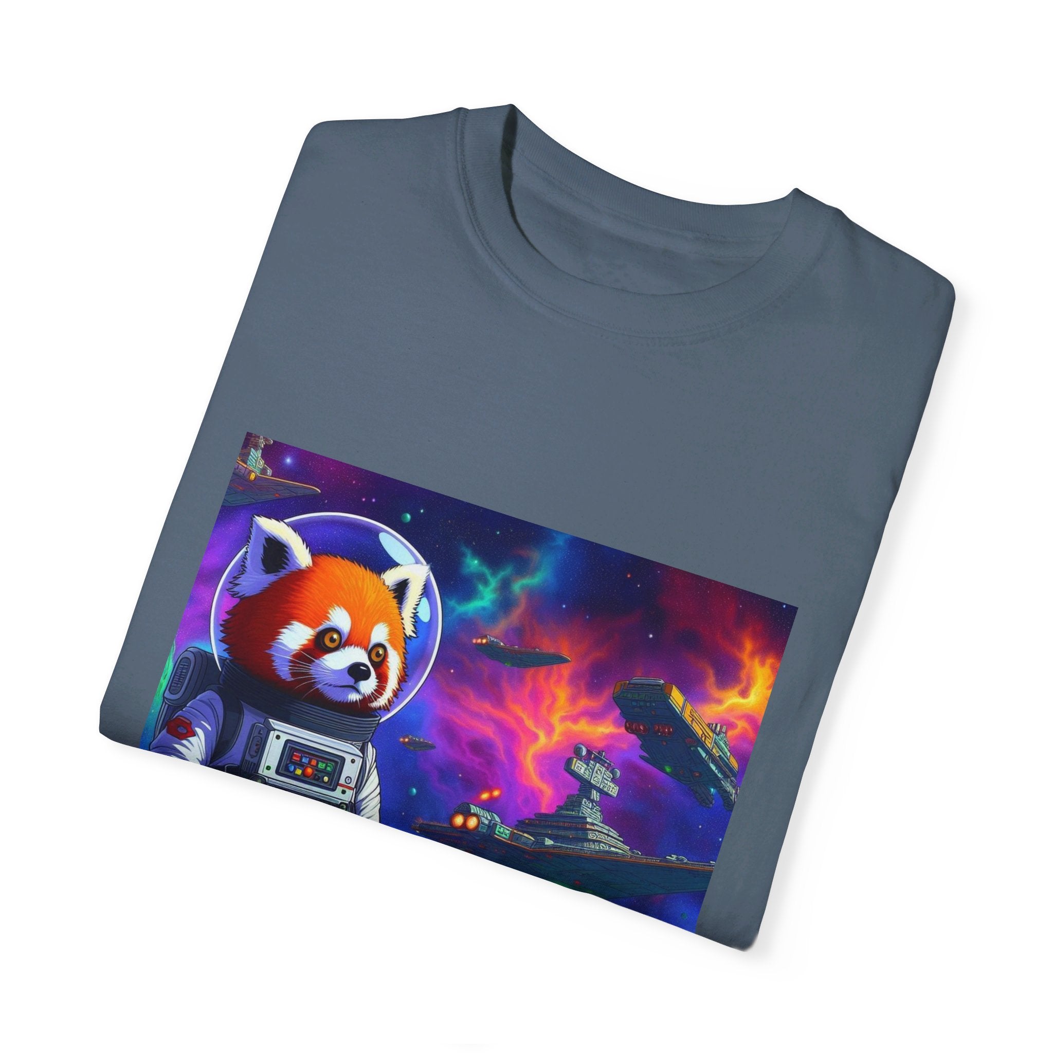 Red Panda Collection Spaceport Unisex Garment-Dyed T-shirt