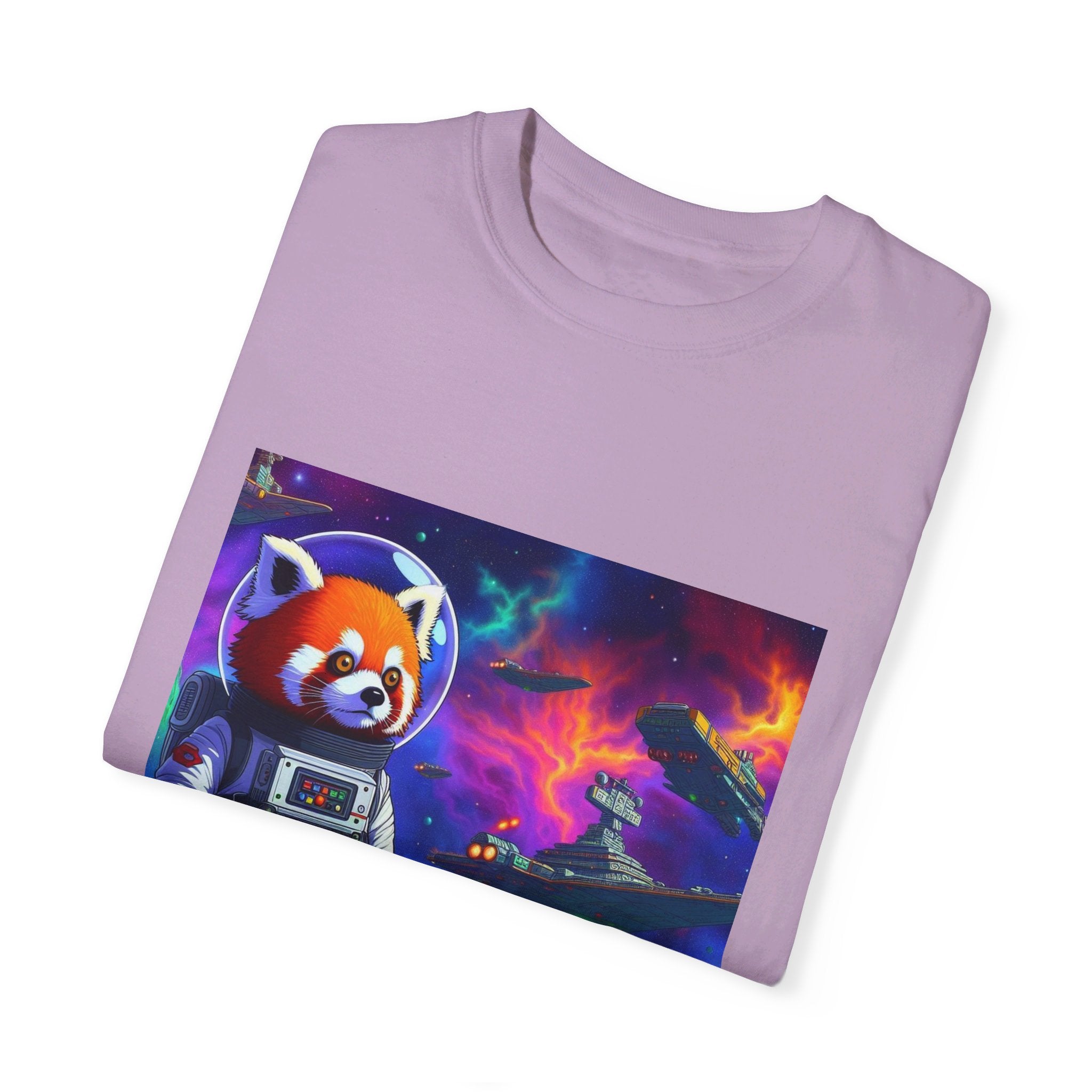 Red Panda Collection Spaceport Unisex Garment-Dyed T-shirt