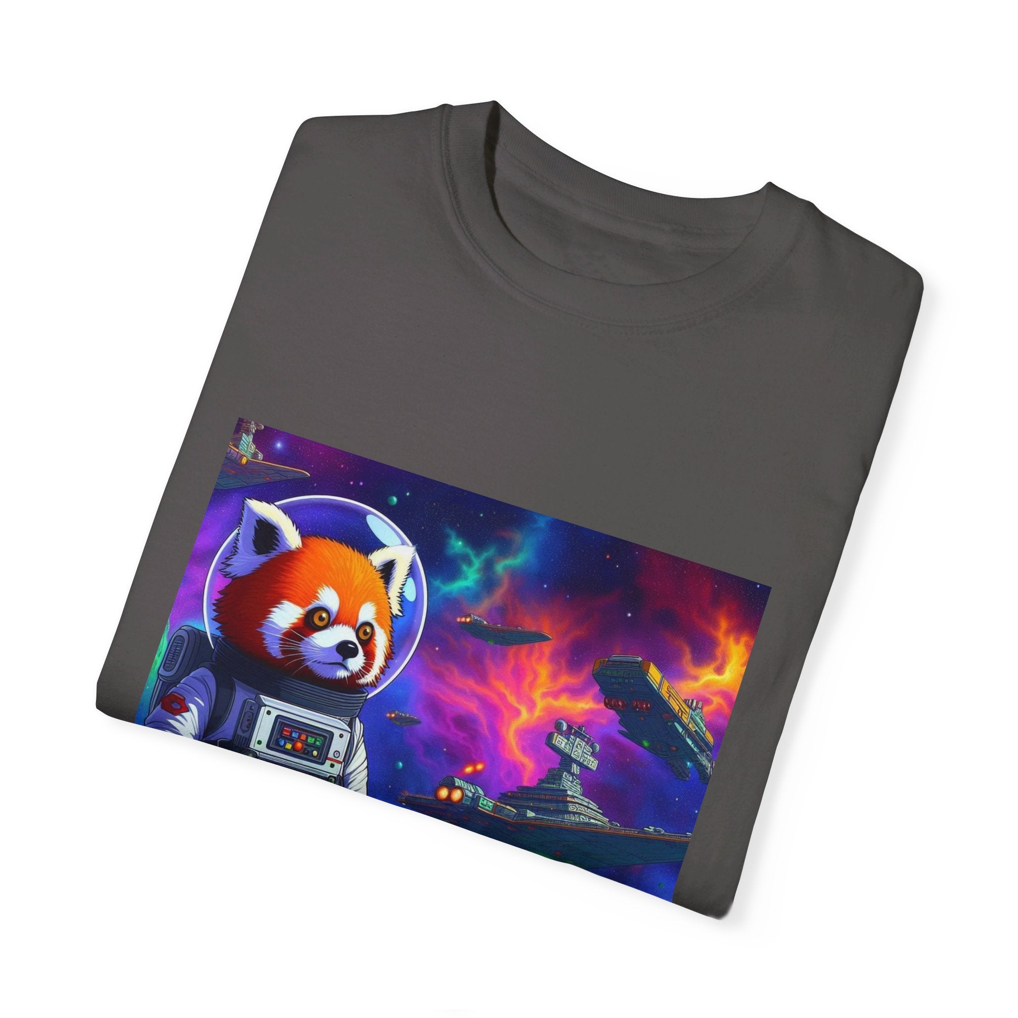 Red Panda Collection Spaceport Unisex Garment-Dyed T-shirt